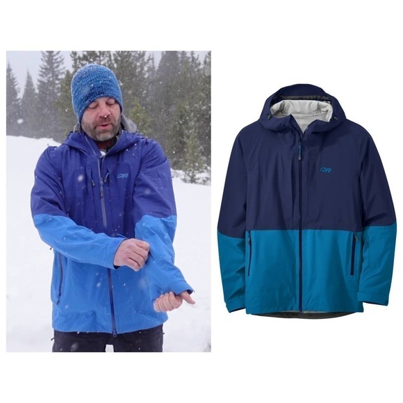 OUTDOOR RESEARCH Men's Carbide Pertex Shield Waterproof Snow Jacket (M) - Picture 2 of 8